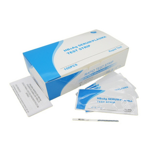 One Step Disposable HBsAg SERUM/PLASMA test strip Medical Diagnostic Rapid Test HIV HCV HBsAg Test Kit