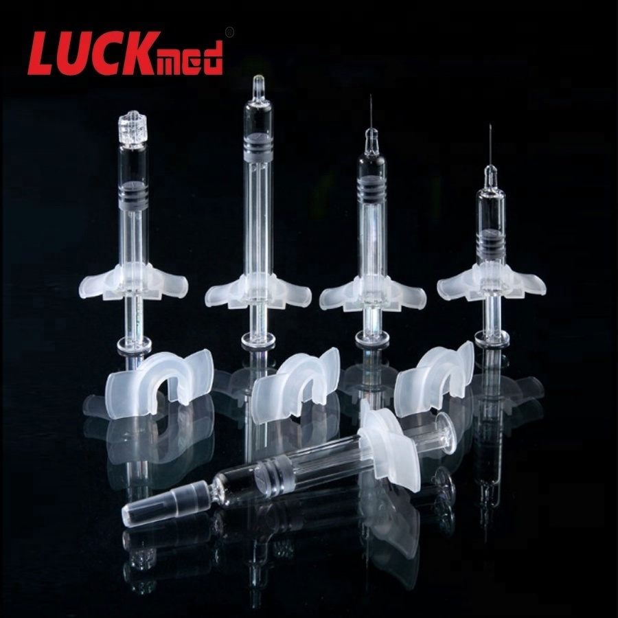 Medical Disposable Glass Prefilled Syringe with Booster 1ml/3ml/5ml