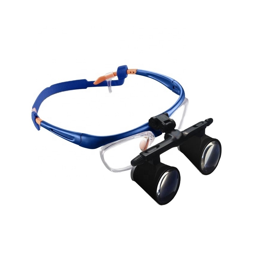 Surgical Magnifying Glass Loupe Magnifier  LED Light Headlight Dental Loupe 3.0x