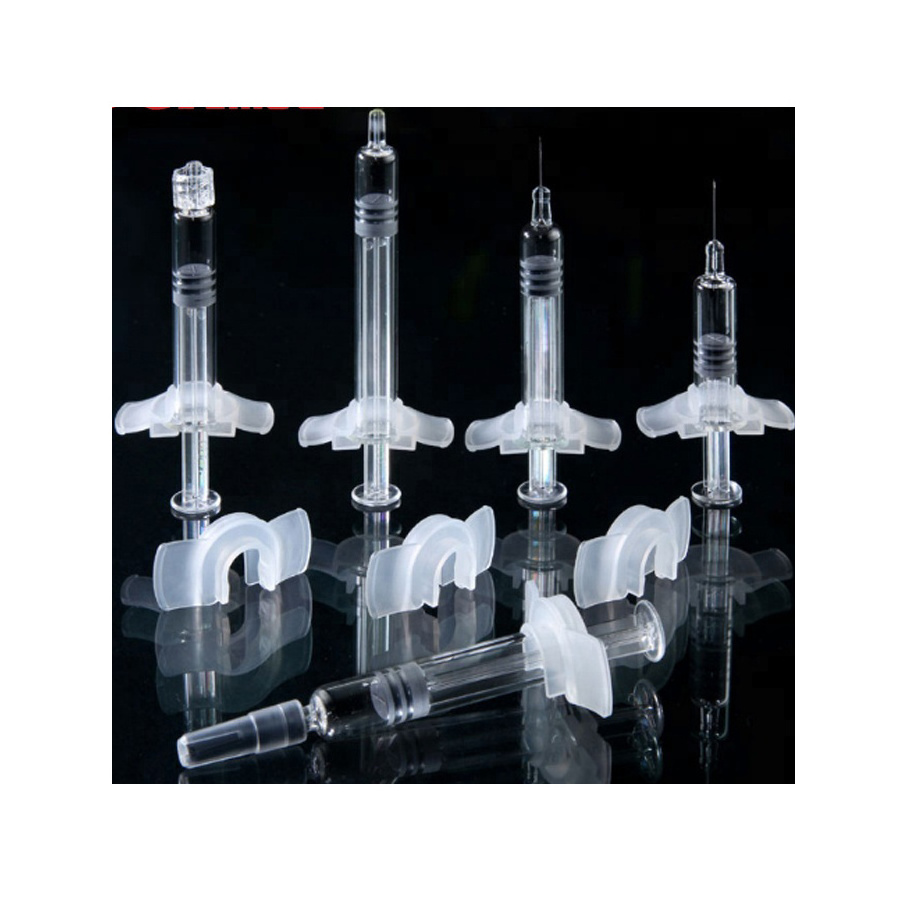 Medical Disposable Glass Prefilled Syringe with Booster 1ml/3ml/5ml