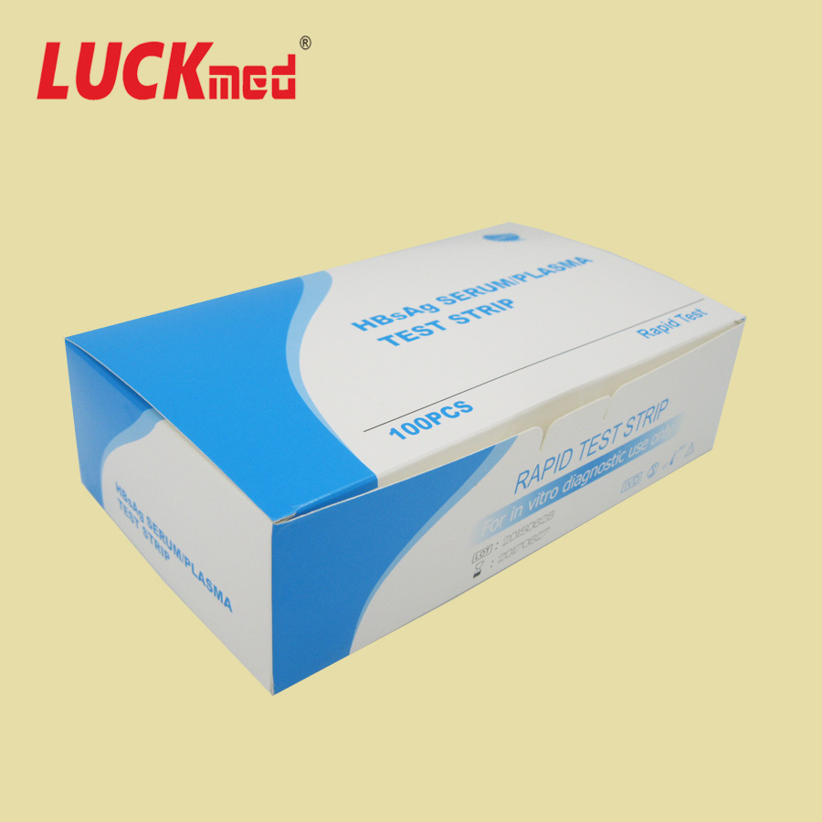 One Step Disposable HBsAg SERUM/PLASMA test strip Medical Diagnostic Rapid Test HIV HCV HBsAg Test Kit