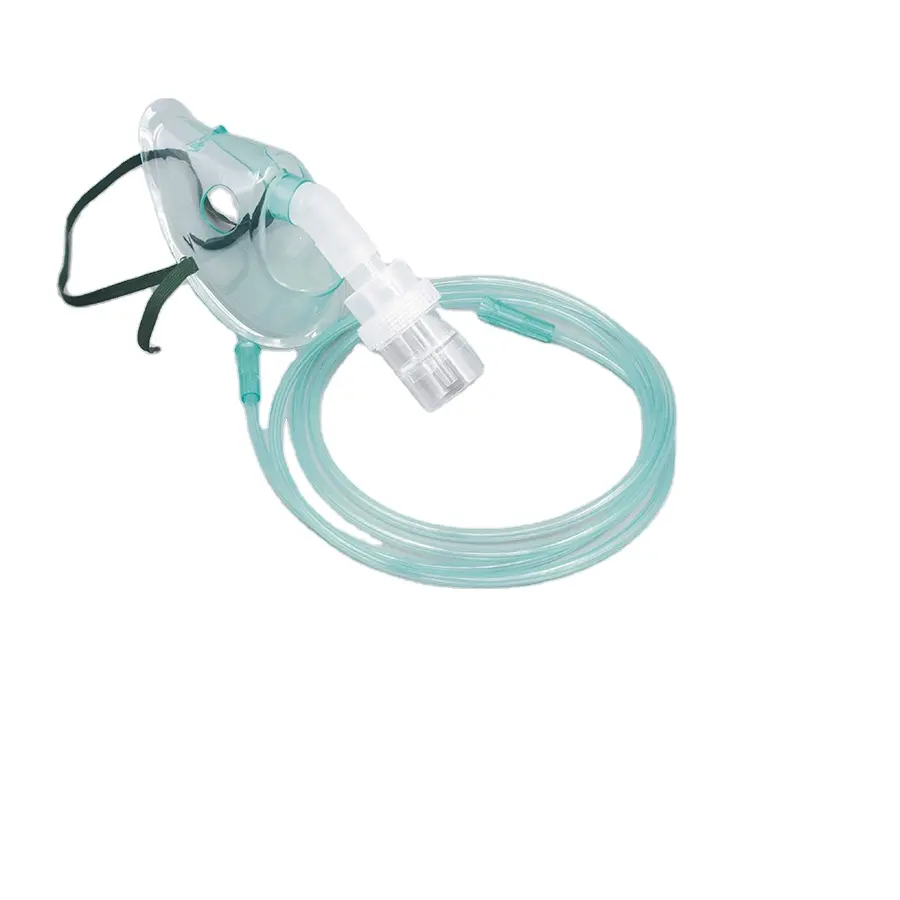 Nebulizer Mask with Swivel Connector Disposable Oxygen Breathing Face Mask With Tube