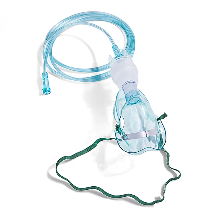 Nebulizer Mask with Swivel Connector Disposable Oxygen Breathing Face Mask With Tube