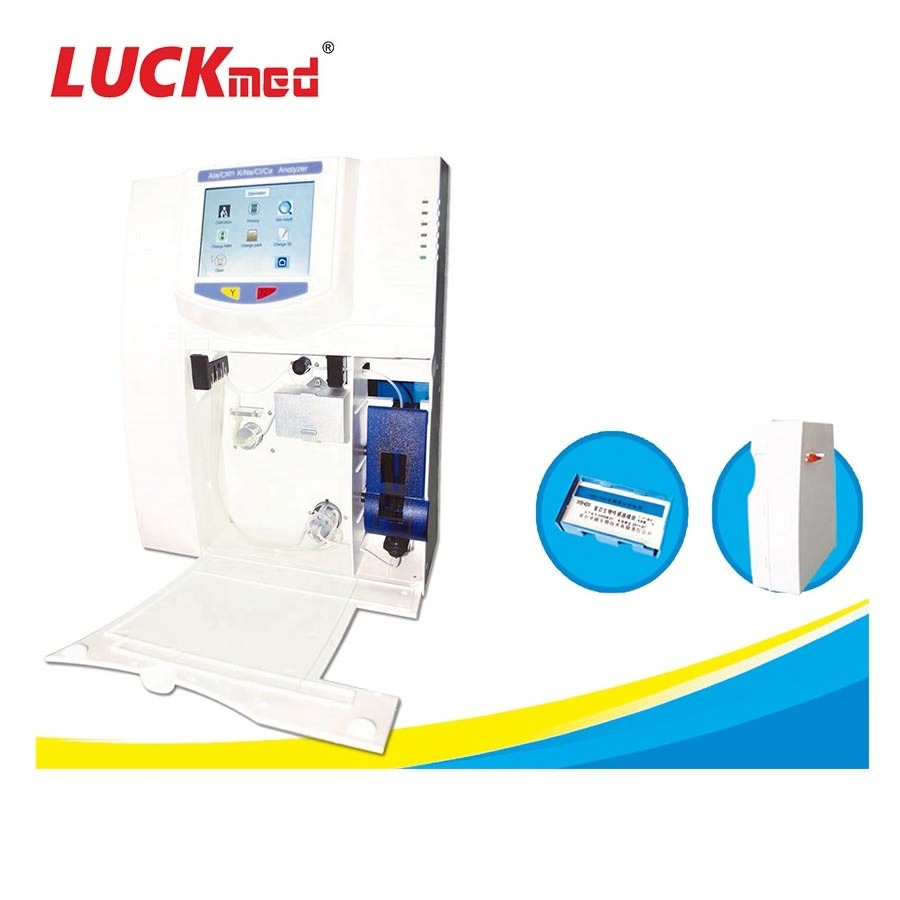 Auto Electrolyte Analyzer Machine Touch Screen Automated Effective Laboratory Equipment Blood Gas Analyzer