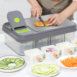 Kitchen Help Manual Vegetable Chopper Vegetable Slicer And Vegetable Fruit Cutter Shredder