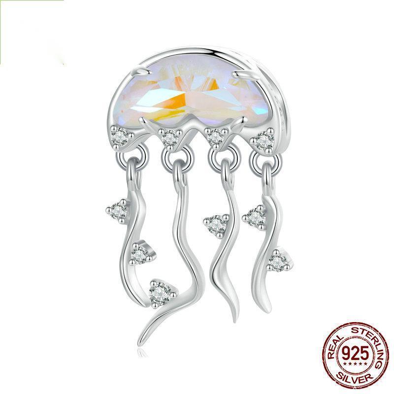 Diy Women Jewelry Accessories Fashion Sea Animal Collection 925 Sterling Silver Octopus Turtle Charms For Original Bracelet