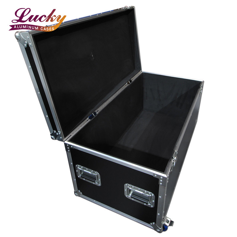 1200x600x600mm foam lined Cable Trunk Road Trunk Aluminum Flight Case