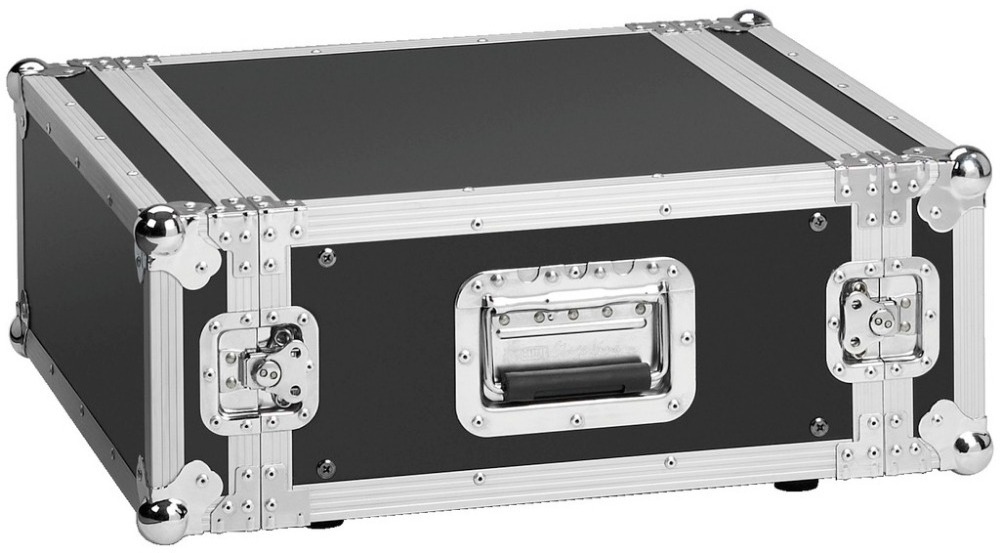 19'' INCH 4U SHALLOW FLIGHTCASE PA DJ AUDIO EQUIPMENT RACK CASE