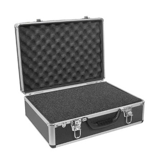 Custom Aluminum Hard Shell Case with Foam Safety Hinges Design Aluminum Hard Case Portable Aluminum Tool Case