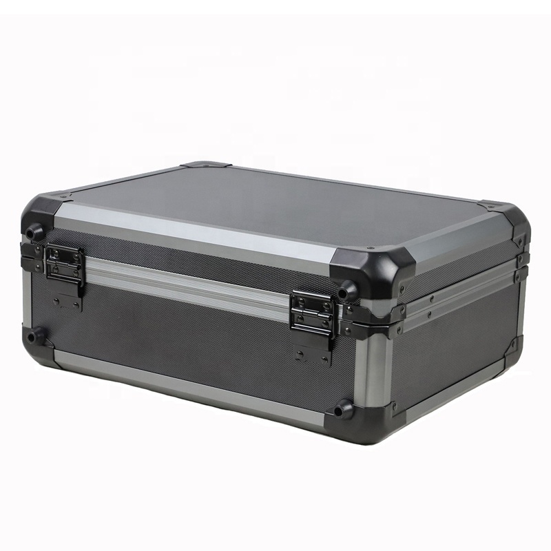 High Quality Aluminum Case with DIY Foam Safety Hinges Design Tool Hard Case Portable Case Tool Box