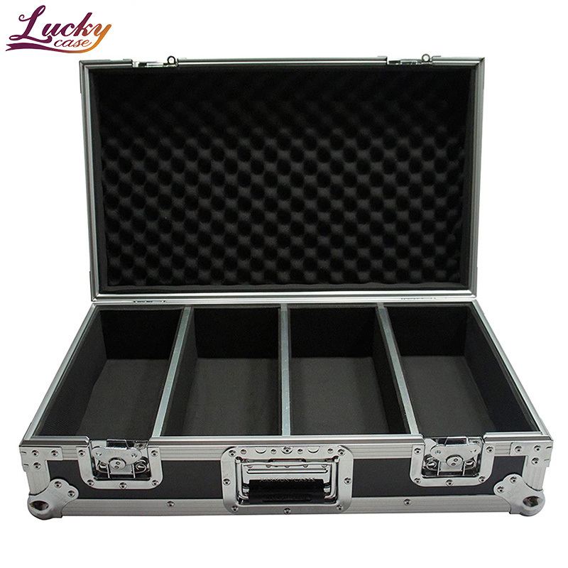 Custom Design CD Case Flight Carrying Case 100 Jewel or 300 Sleeve CD Transport Road Flight Case