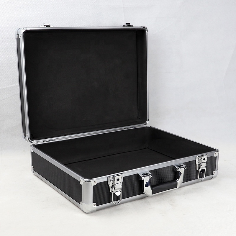 Aluminum Case with Customized Pluck Foam Interior Hard Case with DIY Foam Insert Protective Tool Storage Box