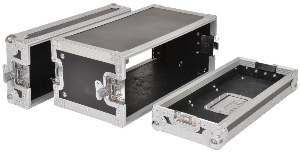 19'' INCH 4U SHALLOW FLIGHTCASE PA DJ AUDIO EQUIPMENT RACK CASE