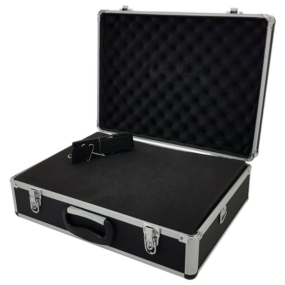 Aluminum Case with Customized Pluck Foam Interior Hard Case with DIY Foam Insert Protective Tool Storage Box