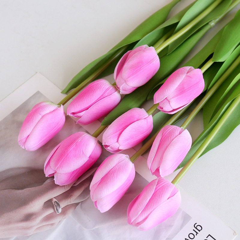 wholesalers artificial royal blue rose dried flowers artificial tulip flowers tulip flowers