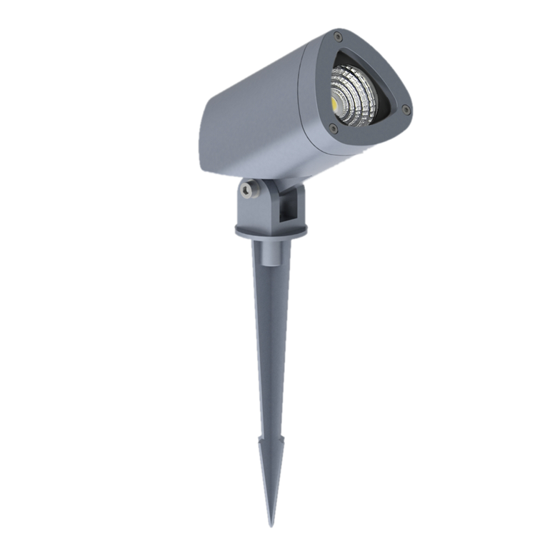 TUV CE RoHs Certified COB Ip65 Outdoor Waterproof Landscape Black  AC/DC 12V LED Garden Spike Spot Light