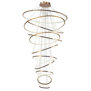 3 tier long staircase chandelier farmhouse ceiling modern lighting decoration luxury staircase stair small chandelier modern