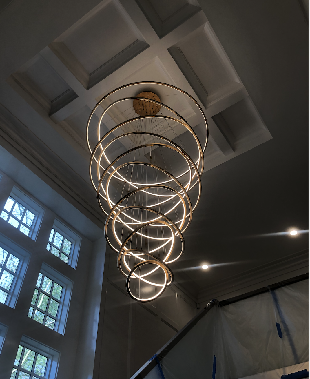 3 tier long staircase chandelier farmhouse ceiling modern lighting decoration luxury staircase stair small chandelier modern