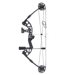 SPG Compound Bow Archery Hunting Metal Bow And Mixed Carbon Arrow Set Release Sight Rest Stabilizer Outdoor Sport Equipment