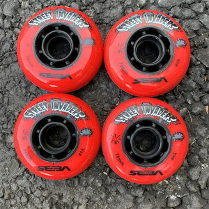 Super high rebound inline skates wheels of 72mm 76mm 80mm