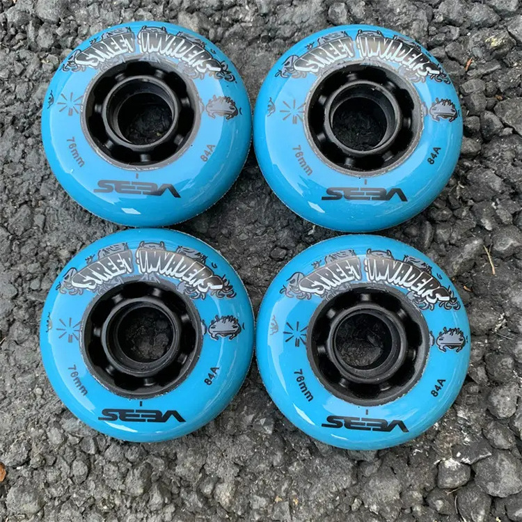 Super high rebound inline skates wheels of 72mm 76mm 80mm