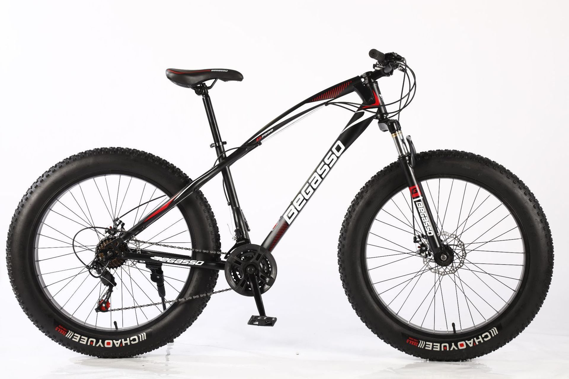 26 inch 4.0 wide and fat large tire variable speed folding beach snow soft tail mountain bike