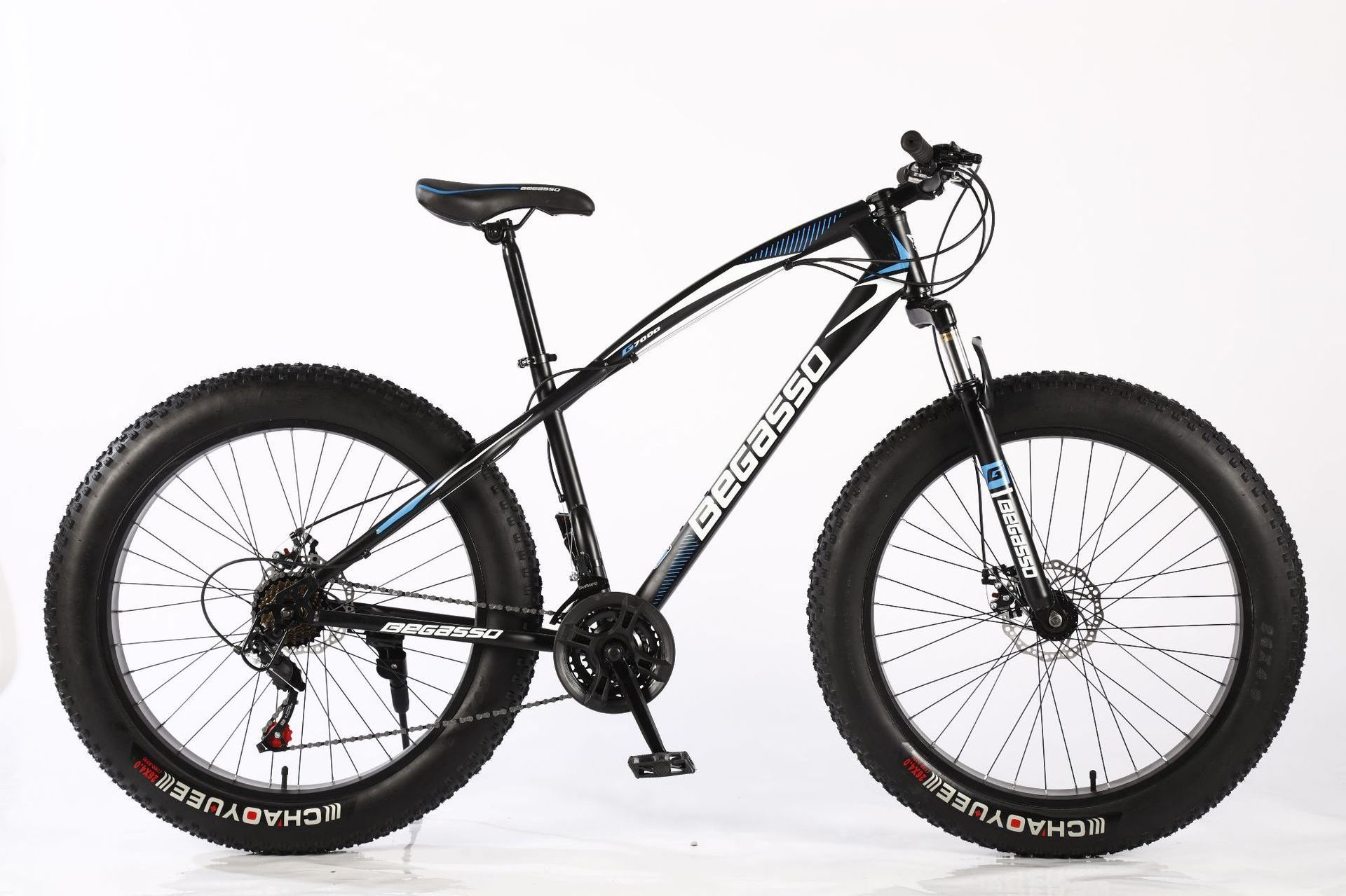 26 inch 4.0 wide and fat large tire variable speed folding beach snow soft tail mountain bike