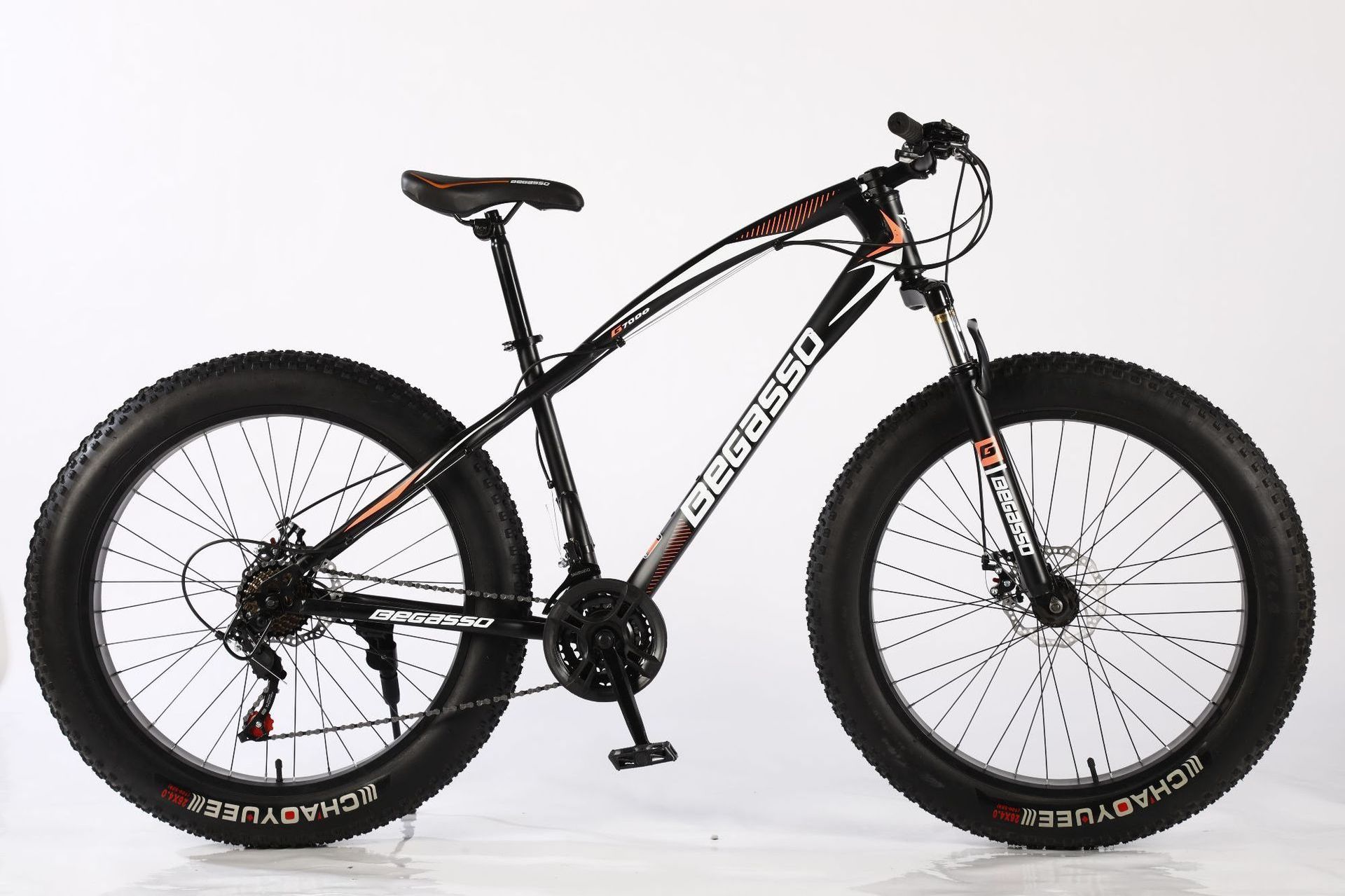 26 inch 4.0 wide and fat large tire variable speed folding beach snow soft tail mountain bike