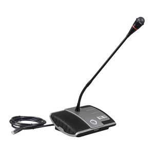 T Professional Wired Digital Discussion Video Camera Tracking Audio Conference Chairman Unit Microphone System