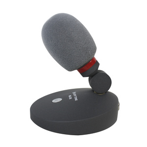 T Ultra Directivity Conference Room Aluminum Wired Microphone Super-cardioid Desktop Microphone With 48V Phantom Power