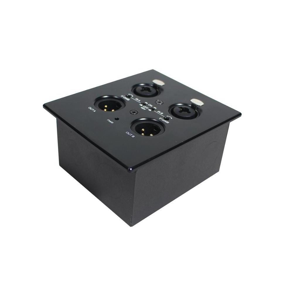 Dante Systems Speaker Control Panel 2*2 and Audio Interface for Conference Room Sound System