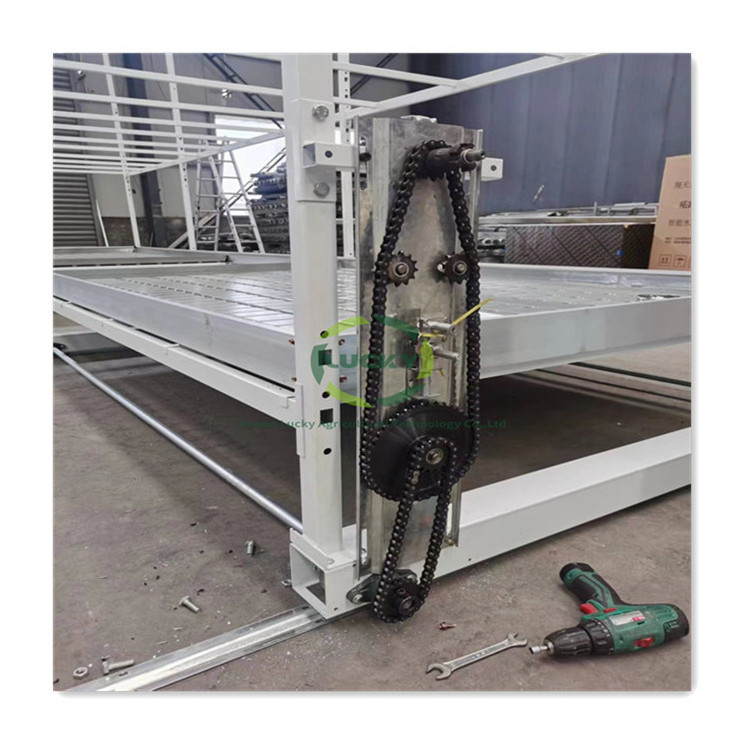 Wholesale Grow Tray Vertical Grow Table Ventilation Rolling Benches For Commercial Greenhouse Grow Table