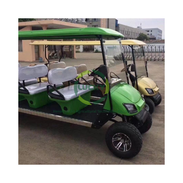 Hot Selling Heavy Duty Utility 4 6 8 Seater Electric Lithium Battery Golf Cart Food Golf Carts For Sale