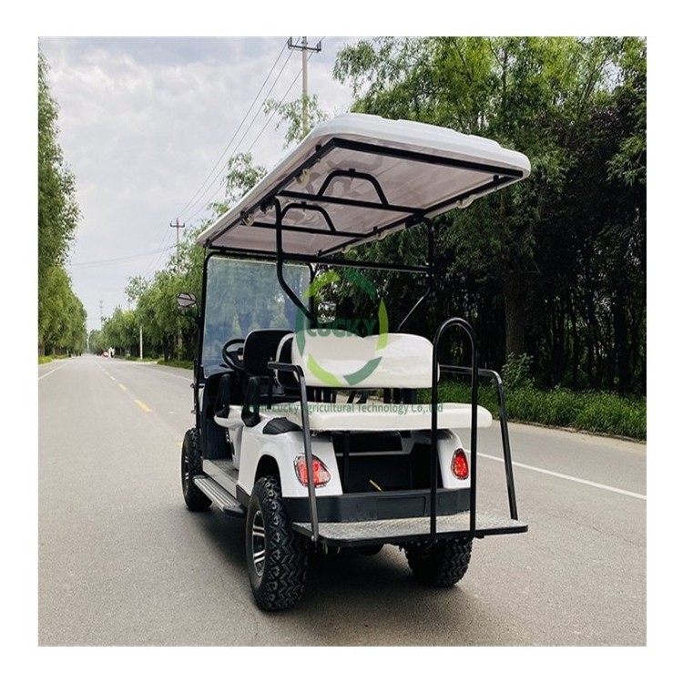 Morden Style Electric Golf Cart Premium Quality 72V Electric Golf Cart 6 Passengers Lifted Golf Buggy