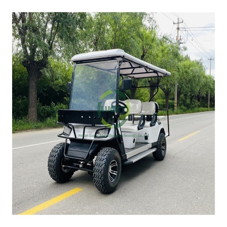 China Factory Made Adults Vehicle Lithium 48V 150Ah Battery Independent Suspension Electric Golf Cart With Screen