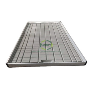 New Premium Growing Tray 4X8 Flood Ebb And Flow System Automatic Commercial Grade Grow Racks And Rolling Benches Flood Trays