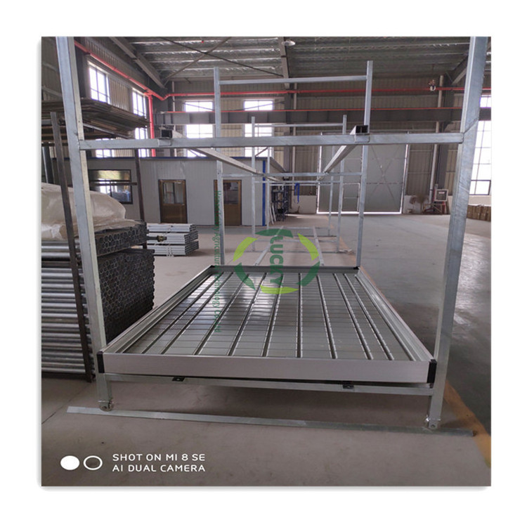 Wholesale Grow Tray Vertical Grow Table Ventilation Rolling Benches For Commercial Greenhouse Grow Table