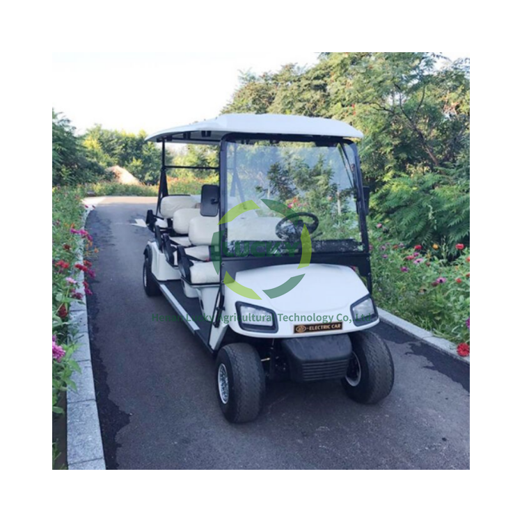 8 People Fiber Fender Flare Car Doors Welift Machinery Golf Cart With 36 Volt Lithium Battery