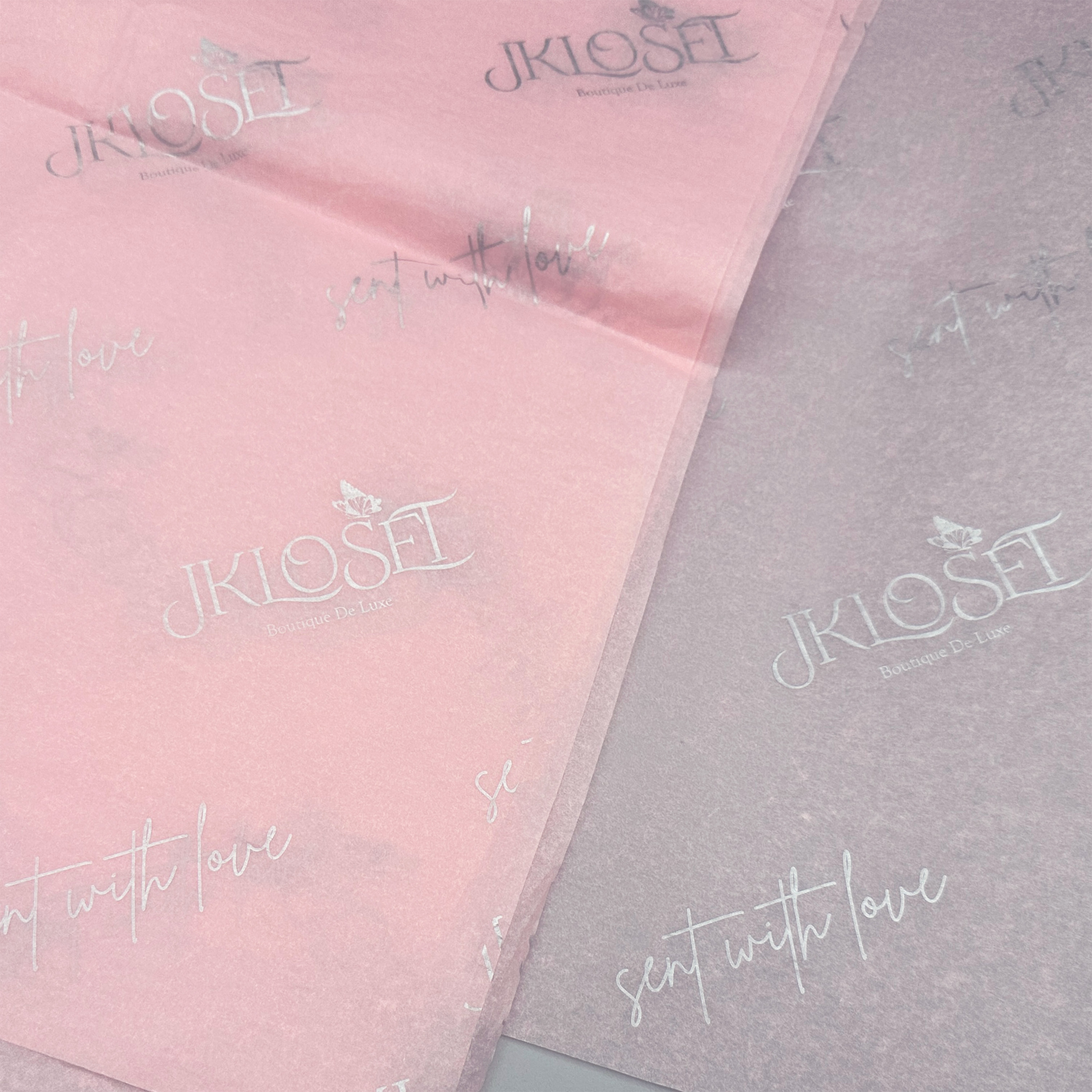 Custom Pink Designed Wrapping Tissue Paper With Logo Seidenpapier For Clothes Gift Packaging