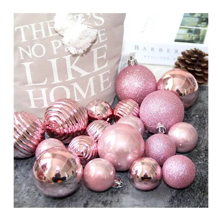 Luckyandcharm New Christmas decorations 20cm/30cm/40cm/50cm/60cm big/giant Christmas ball plastic Christmas baubles