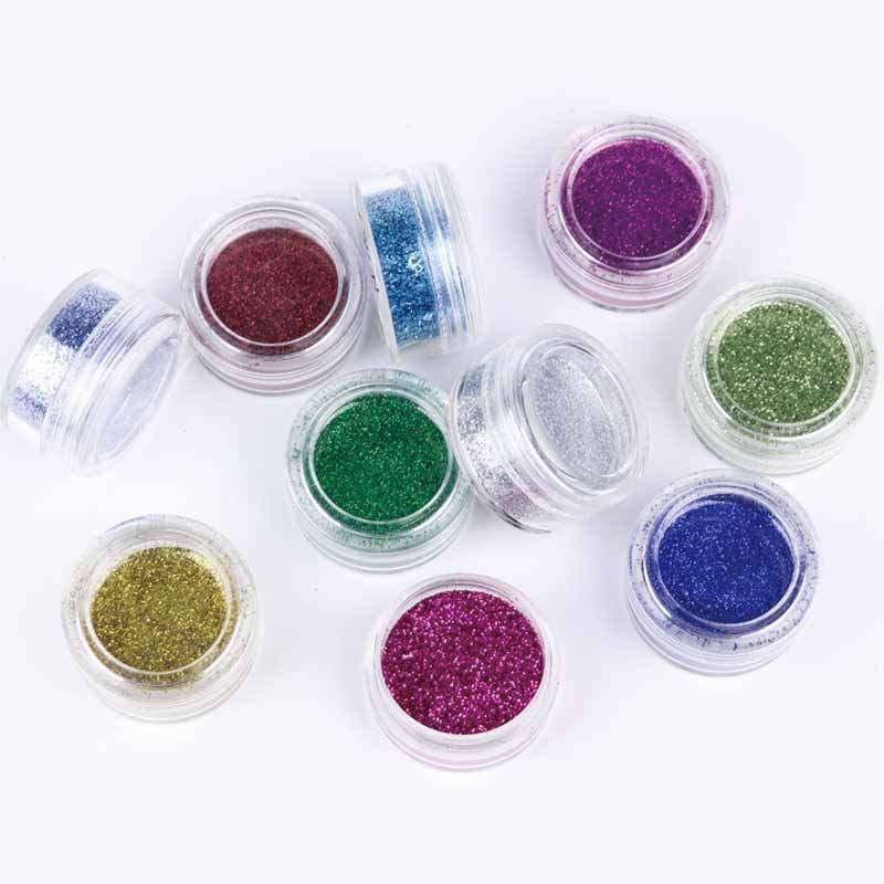 Wholesale bulk 1/128 ultra fine cosmetic using in face and hair metallic chunky glitter