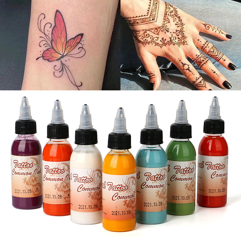 Waterproof body Paint Temporary common neon lasting long time Spray alcohol based airbrush tattoo Henna ink