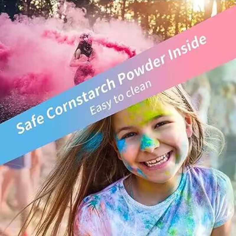 Festival party supplies baby gender reveal 1lb pink Color perfect toss car burnout Run Holi Powder