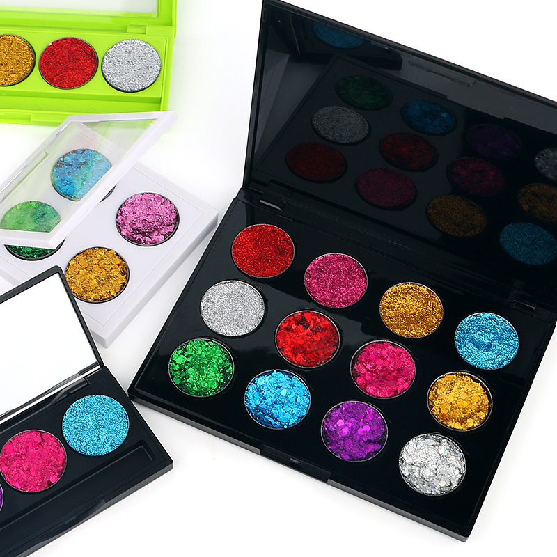 Popular Models Bulk Star Shape Eyeshadow Chunky Shinny Pressed Glitter Palette