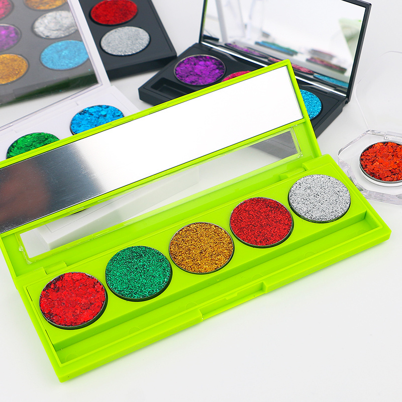 Popular Models Bulk Star Shape Eyeshadow Chunky Shinny Pressed Glitter Palette