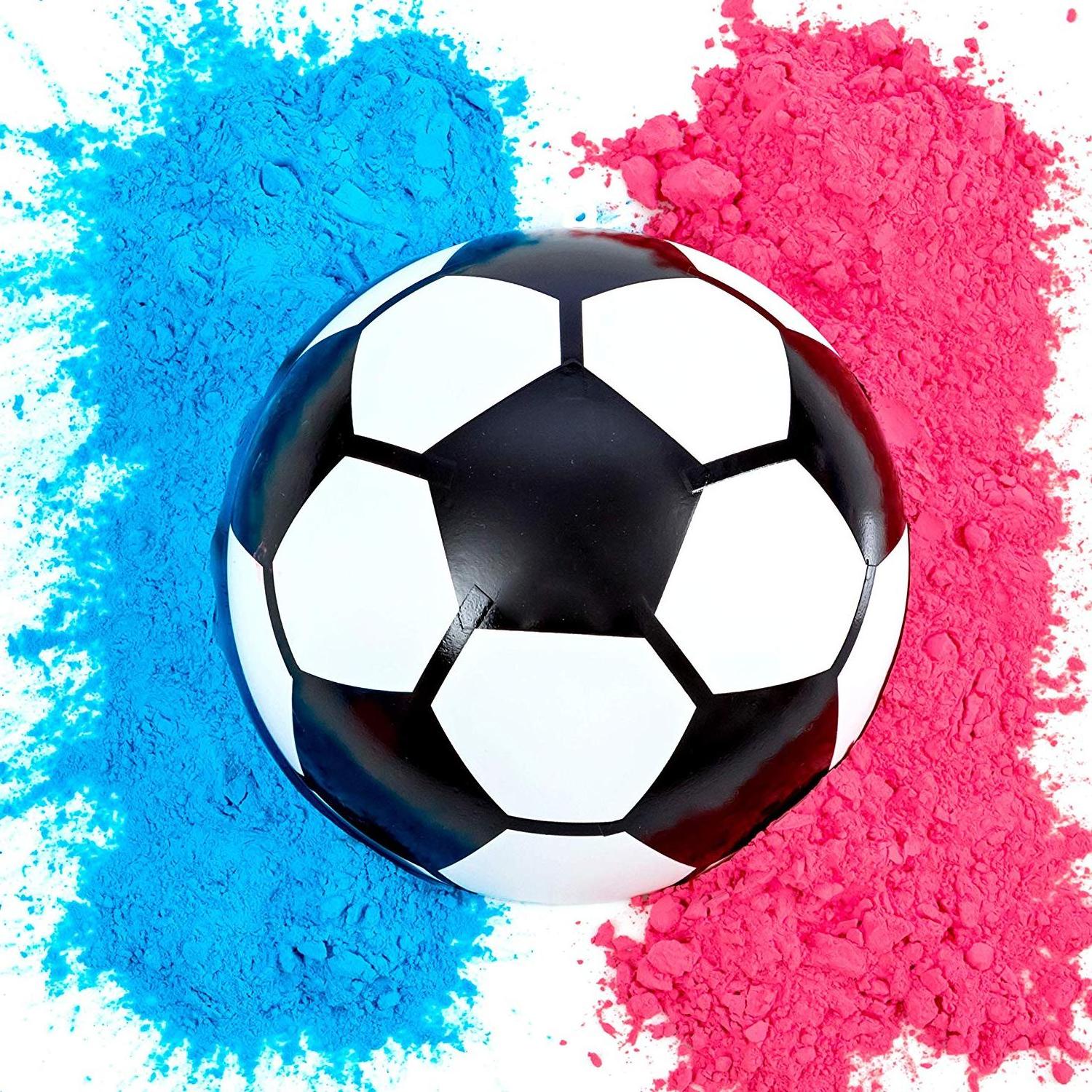 Color  Cannon Smoke Blaster Bombs Ball Soccer  Gender Reveal Pink Blue Color Powder For Boy Girl Photography