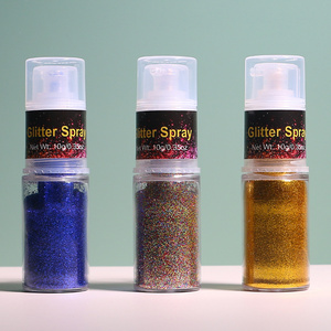 Holographic Loose  Body Glitter Spray Paint For Hair Pump Bottle