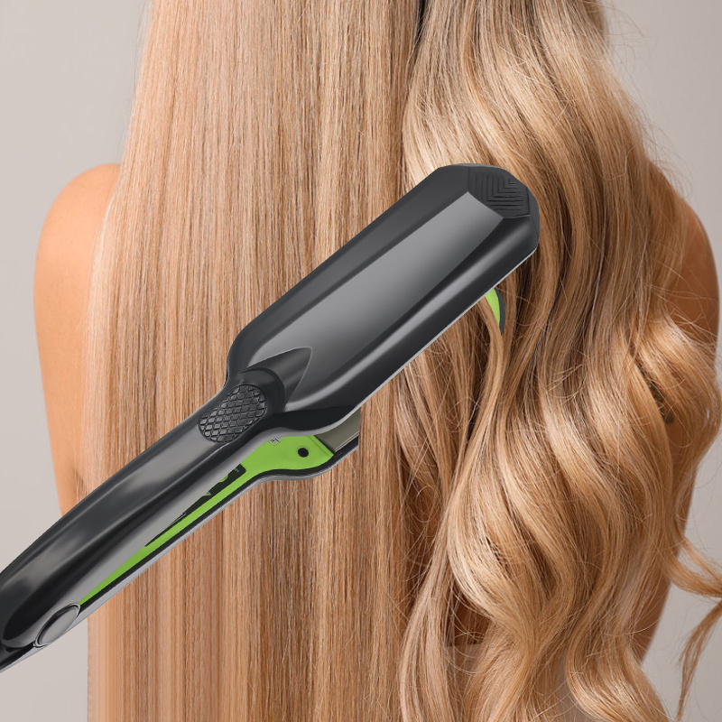 high quality profesional Titanium hair straightener infrared hair flat straightener and curler