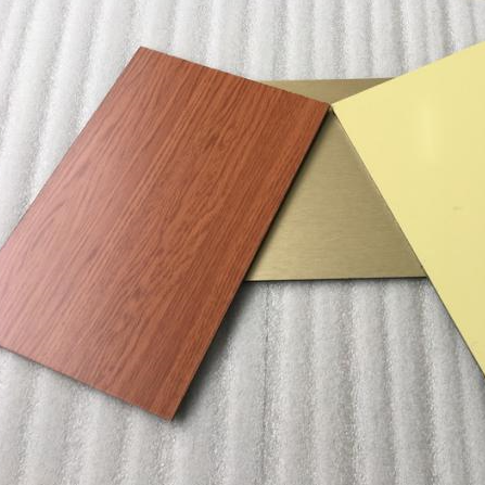 Wood sheet 3mm nanotechnology aluminum composite panel of insulated wall panel