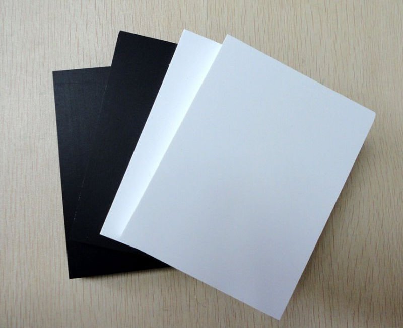 customized size white/black rigid cladding PVC foam board for building material